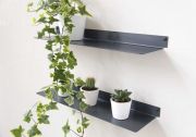 Etagère plante en alu L60 cm - Lot de 2
