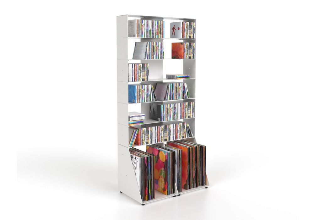 Porta CD & Vinili 7 livelli L60 H125 P32 cm Porta CD & Vinili 7 livelli L60 H125 P32 cm