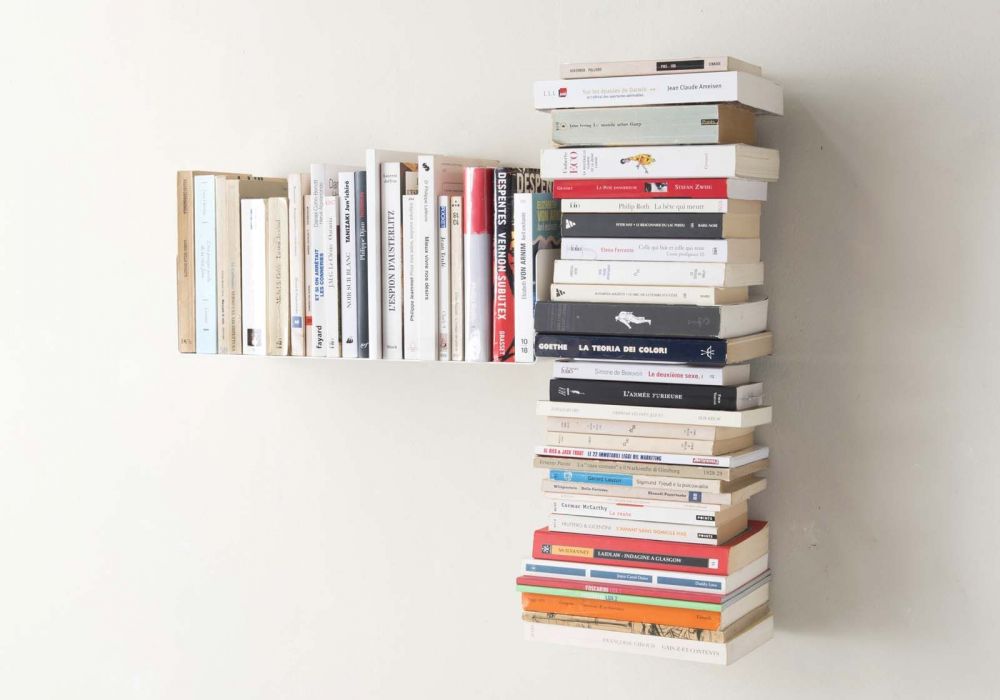 Étagère pour livre asymétrique GAUCHE- 60x60 cm Étagère pour livre asymétrique GAUCHE- 60x60 cm