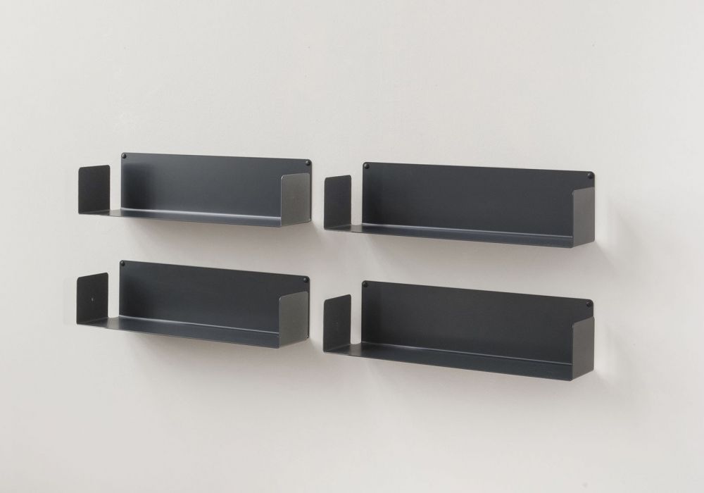 Floating shelves  "U" - 60 cm - Set of 4