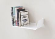 Mensola per libri 45 x 25 cm - Acciaio Bianco Mensole per libri - 1