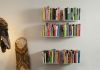 Étagère pour livres - 45 x 25 cm - Acier Blanc Étagère livre - 9