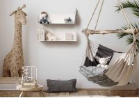 Modulares Regalsystem "U" - 60 cm - Set mit 2 - Stahl Hängeregal - 13