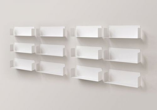 Estantes de pared "U" - 60 cm - Juego de 12