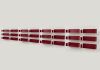 Mensole modulare Rosso - 60 cm - Set di 24 Mensole rosse - 1