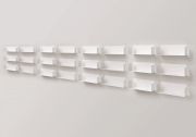 Étagère Murale - 45 x 15 cm - Lot de 24 - Blanc Tablette murale - 14