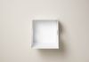 Rangement vinyle mural en métal blanc pour rangement de disques vinyles
