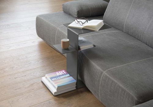 Tavolino da divano grigio – Libro tascabile Tavolino da divano - 1
