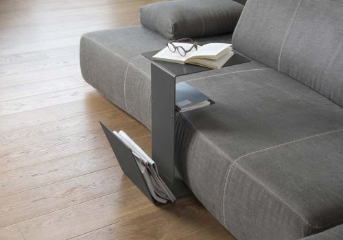 Gray Couch table - Magazines Side table - 1